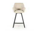 Barstool Bliss with armrest - beige | BY-BOO