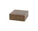 Nachtkastje 1L set/2 hangend Frame - Massief acacia drift brown