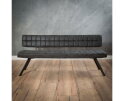 Eetkamerbank Steve 180 cm - zwart