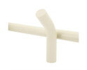 Wall coat rack Matto 3 53x23cm - beige | BY-BOO