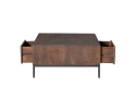 Salontafel Madison Brown | 80 cm | Vierkant