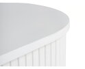 Salontafel Nola Ovaal 120x60 cm - wit