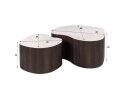 Salontafel Ceramo medio set/2 - 3D keramiek Taj Mahal