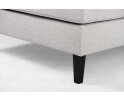 By-Olaf Hoekbank Castricum Links – 3-zits stof Cover 83 grijs – 290x199 cm