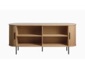 Dressoir Nola - eikenfineer naturel - 180x45x76 cm