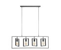 Hanglamp 4L Turn square - Charcoal