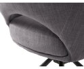 Eetkamerstoel Cowley draaibaar - Chenille - Graphite - 59x65x86 cm