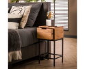 Nachtkastje Flat acacia small - naturel