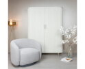 Belfast Fauteuil - fabric Copenhagen 803 Cement Grey