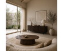 Salontafel Salvator Ovaal 120 cm - walnoot | Livingfurn