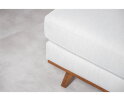 U-bank Borneo rechts Melva beige 3-zits met hoek en ottomaan 290 x 202 cm