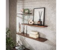 Wandplank 60 Carve - Massief acacia drift brown