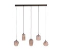Hanglamp Altura 5L - Sienna bruin-frosted