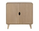 Commode 85 met 2 deuren, Acacia Weathered Wood - Glostrup Furniture Collection