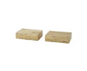 Nachtkastje 1L set/2 tree XS - Massief acacia naturel