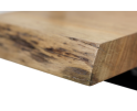 Wandplank Levels Live Edge - 56x32 cm - acacia/ijzer
