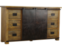 Dressoir Bradley mangohout 160x42x92 cm