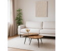 Salontafel Erfurt organisch set van 2 mangohout - Naturel