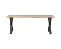 Combi-tablo: Eiken 220x90 & Alkmaar Poot [fsc] - WOOOD