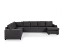 7 seater sofa CL L+R, fabric Inari 94, I230 antracite