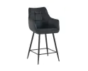 Barstoel Lucille Arm Yuma 16 Zwart