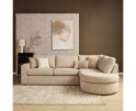 MySofa Alma Hoekbank Roze 2,5 zits+Divan Rechts
