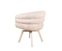 Eetkamerstoel Imola poot Mars draaibaar Beige - be lovely beige 170