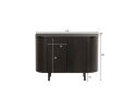 Dressoir Tobago eikenhout 115 cm - Espresso