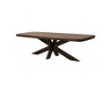 Eetkamertafel 240, langwerpig met ronde hoeken, Mango Wabi Brown - Obelix Table Collection