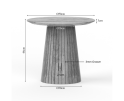 Salontafel Solana | 50 cm | Taupe