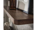 Wandplank 90 Carve - Massief acacia drift brown