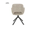 Isola Armstoel - fabric Haga 30 beige (draaibaar)