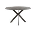 Bartafel Marquina deens ovaal met spinpoot 140x80 cm - Marmerlook