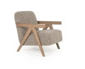 Fauteuil Francis - taupe | Eleonora