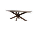 Eettafel Capricorn Deens ovaal Acacia 160x90 cm - Bruin - Houten onderstel