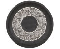 Plate Tribal black - ORDER by 2 pcs,6x&Oslash;39 cm