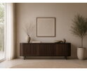 Tv meubel Noor 170cm Mangohout Walnut | Livingfurn