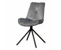 Palma Stoel - fabric Bluvel 14 grey
