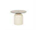 BY-BOO Irona Salontafel set van 2 - 80x80x33 & 50x50x40 cm- beige