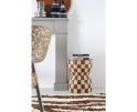 Side table Blocsy 33x33cm - bruin | BY-BOO
