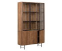Showcase Lagoon, 2x3 doors,210x130x40 cm, teakwood