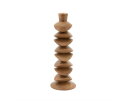 Candle holder Kasane small - bruin | BY-BOO