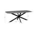 Eettafel Elegance Deens ovaal zwart | 240×110 cm