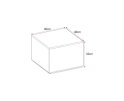 Salontafel Elias | 40 cm | Bruin