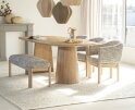 Eettafel Lune Deens ovaal mangohout 240x105 cm - naturel | Eleonora