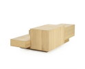 Salontafel Quinten rechthoekig 140x75cm - naturel | Eleonora