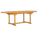 Tuintafel uitschuifbaar ovaal Teak 180/240 cm