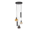 Hanglamp Sfera Tricolore getrapt 5L - Artic zwart