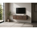 Livingfurn Cortez Zwevend tv meubel 140 cm - japandi - walnoot bruin