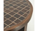 Coffee table TiledUp 70x70cm - bruin | BY-BOO